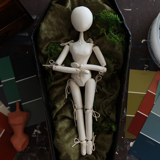 DIY "Misfit" Doll | Paint Your Own Doll | Handmade Collectible Doll | Personalized Art Doll